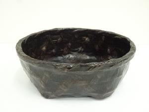 一閑張竹編菓子器